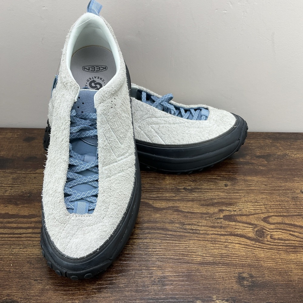 NEW Mens KEEN KS Mino High Traction Sneakers Vapor Faded Denim Size 11.5